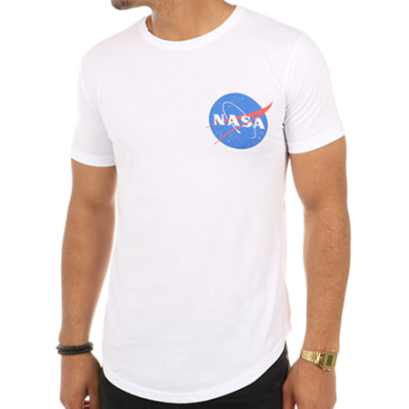 NASA - Tee Shirt Oversize Insignia Blanc