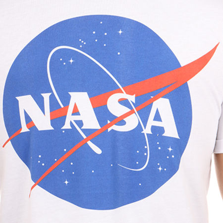 NASA - Camiseta oversize Insignia Blanca