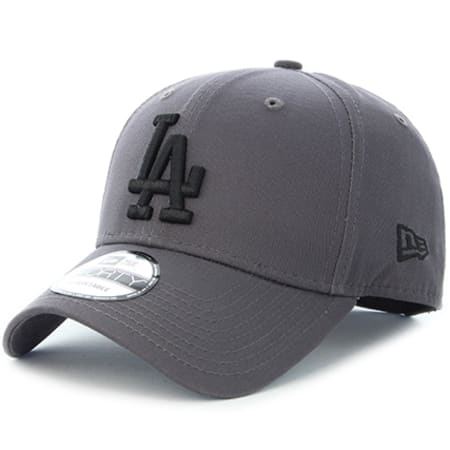 New Era - Casquette League Essential Los Angeles Dodgers Gris Anthracite 
