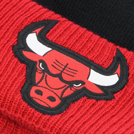 New Era - Bonnet Enfant Team Rib Chicago Bulls Noir Rouge
