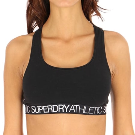 Superdry - Brassière Femme SD Athletic Noir