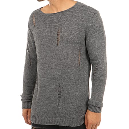 Aarhon - Pull 3026 Gris Anthracite 