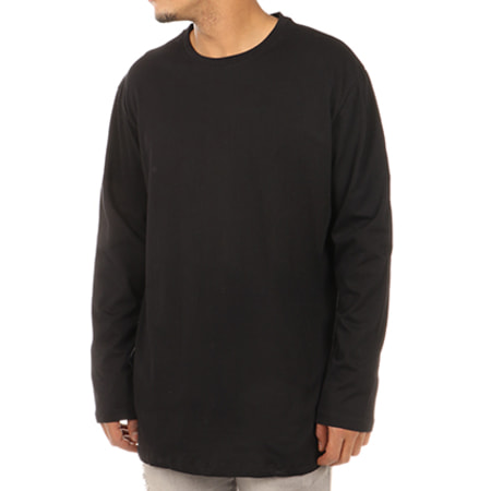 Frilivin - Tee Shirt Manches Longues Oversize 2709 Noir