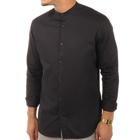 Selected - Chemise Manches Longues Doneedric 4 Noir