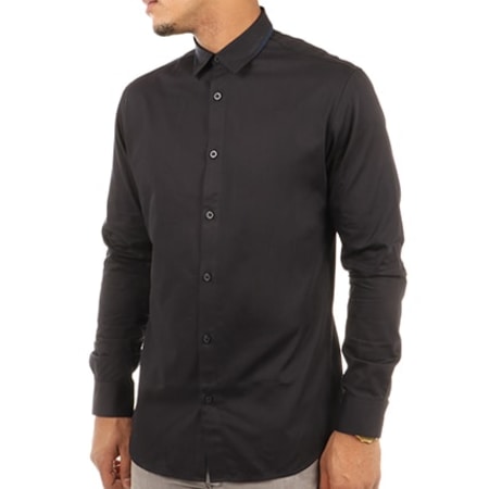 Selected - Chemise Manches Longues Doneedric Noir 