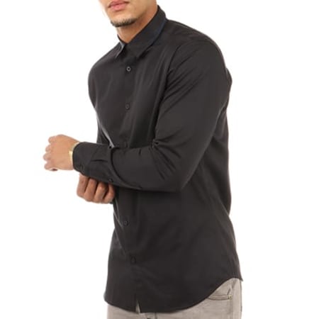 Selected - Chemise Manches Longues Doneedric Noir 