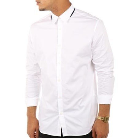 Selected - Chemise Manches Longues Doneedric Blanc
