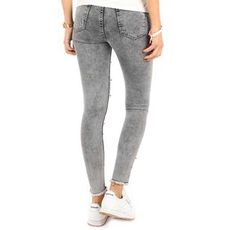Girls Outfit - Jean Skinny Femme 12417 Gris