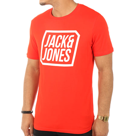 Jack And Jones - Tee Shirt Friday Rouge