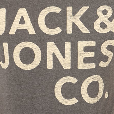 Jack And Jones - Tee Shirt Inner Gris Anthracite Chiné