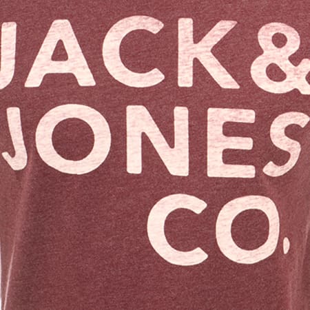 Jack And Jones - Tee Shirt Inner Bordeaux Chiné