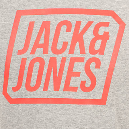 Jack And Jones - Sweat Capuche Friday Gris Clair Chiné