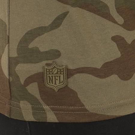 New Era - Tee Shirt NTC Raglan Oakland Raiders Vert Kaki Camouflage