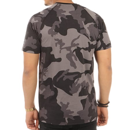 New Era - Tee Shirt NTC Raglan New York Yankees MLB Gris Camouflage