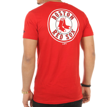 New Era - Tee Shirt East Coast Graphic Boston Red Sox MLB Rouge
