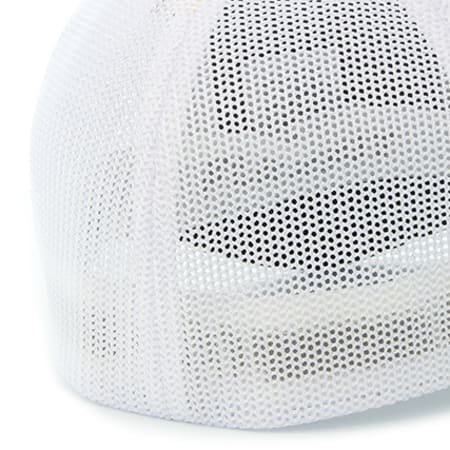 Classic Series - Casquette Fitted Melange Mesh Gris Chiné Blanc