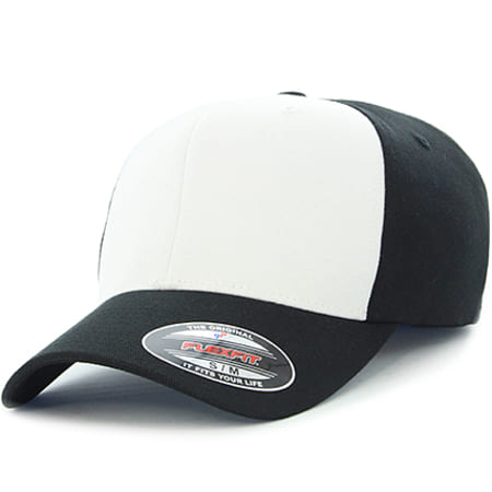 Classic Series - Casquette Fitted Performance Blanc Noir