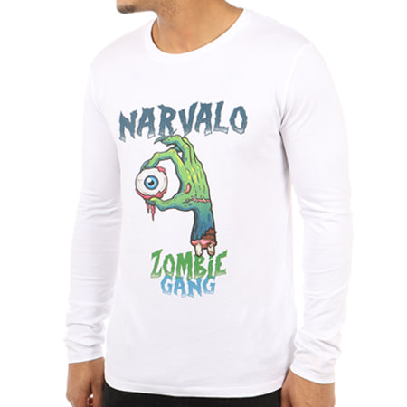 Swift Guad - Tee Shirt Manches Longues Zombie Blanc