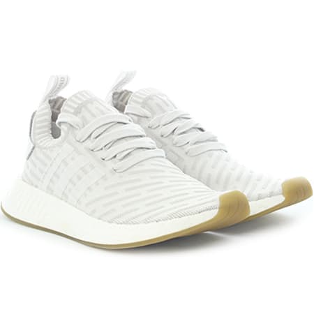 Adidas Originals - Baskets NMD R2 Primeknit BY9954 Footwear White Shock Pink