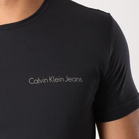 Calvin Klein - Tee Shirt Typoko Noir