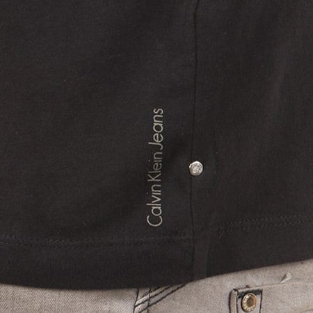 Calvin Klein - Tee Shirt Manches Longues Tao Noir 