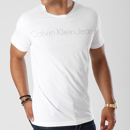 Calvin Klein - Tee Shirt Treasure 2 Blanc