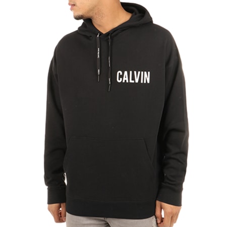 Calvin Klein - Sweat Capuche Hard Core Noir