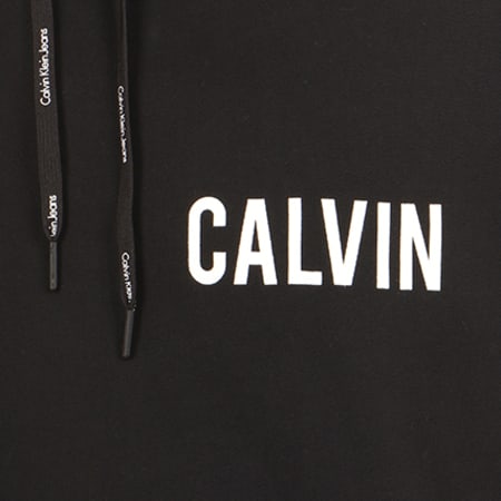 Calvin Klein - Sweat Capuche Hard Core Noir