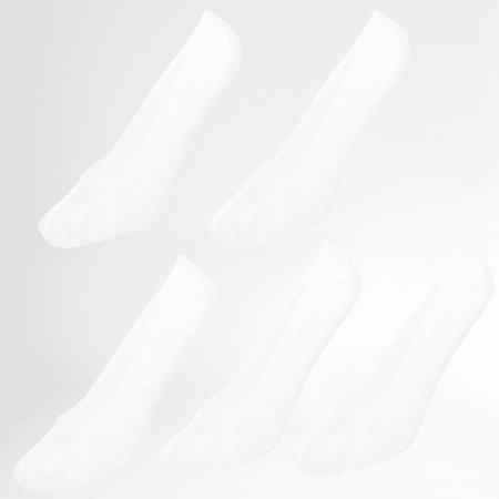 Urban Classics - Lote de 5 pares de calcetines TB1644 Blanco
