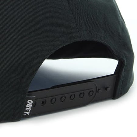 Obey - Casquette Snapback Oval Patch II Noir 