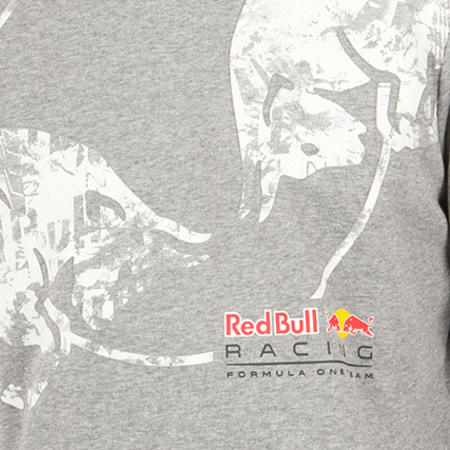 Puma - Sweat Capuche Red Bull Graphic 573447 Gris Chiné 