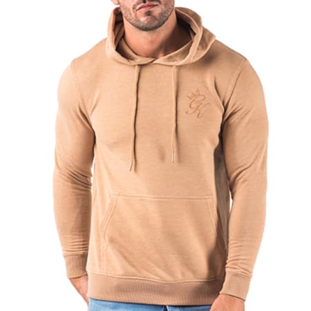 Gym King - Sweat Capuche Overhead Camel