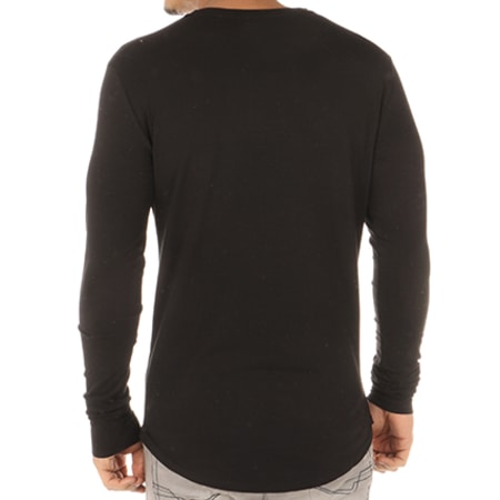 Gym King - Tee Shirt Manches Longues Oversize Undergarment Noir