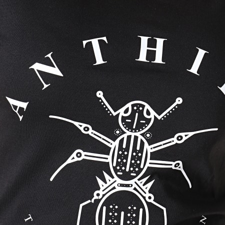 Anthill - Maglietta con logo nero da donna