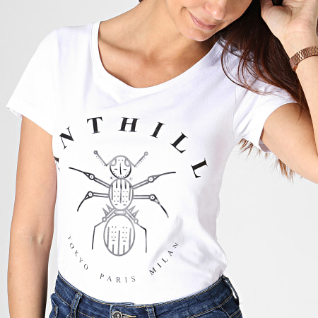 Anthill - Tee Shirt Femme Logo Blanc