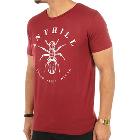 Anthill - Tee Shirt Logo Bordeaux