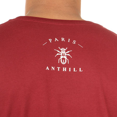 Anthill - Tee Shirt Typo Bordeaux