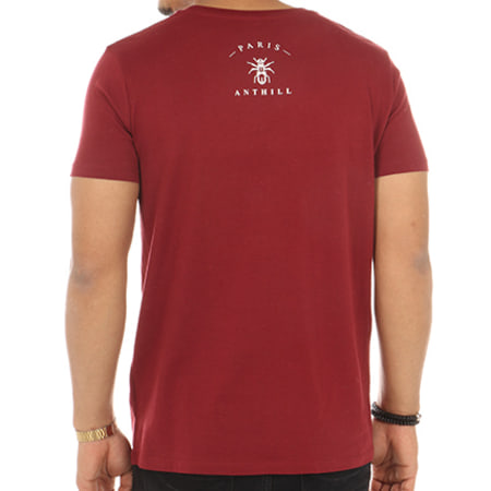Anthill - Tee Shirt Typo Bordeaux