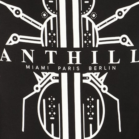 Anthill - Sweat Capuche Split Noir