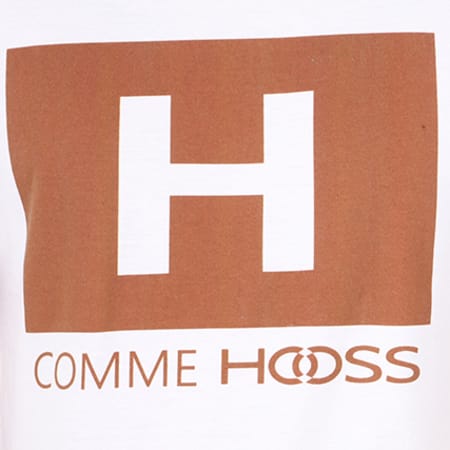 Hooss - Tee Shirt H Comme Hooss Blanc