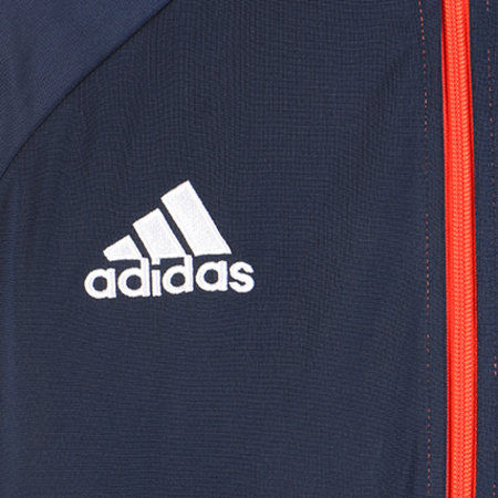 Adidas Sportswear - Veste Zippée Tiro 17 BQ2601 Bleu Marine Orange