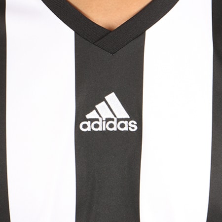 Adidas Performance - Tee Shirt De Sport Striped 15 Jersey M62777 Noir Blanc 