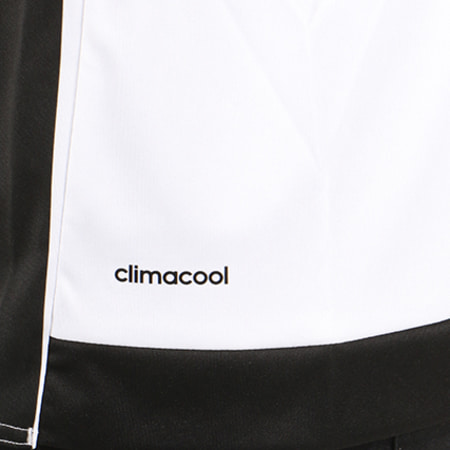 Adidas Sportswear - Tee Shirt De Sport Striped 15 Jersey M62777 Noir Blanc 