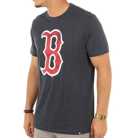 '47 Brand - Tee Shirt Boston Red Sox 330178 Bleu Marine
