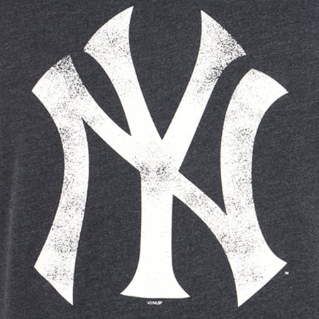 '47 Brand - Tee Shirt New York Yankees 304867 Bleu Marine Chiné