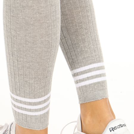 Adidas Originals - Legging Femme Tight 3 Stripes BR9627 Gris Chiné