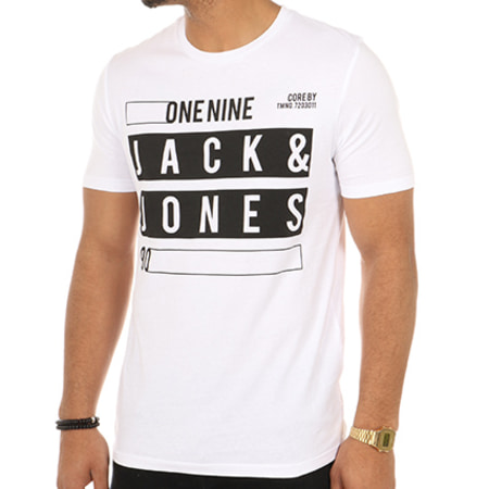 Jack And Jones - Tee Shirt Lion Blanc