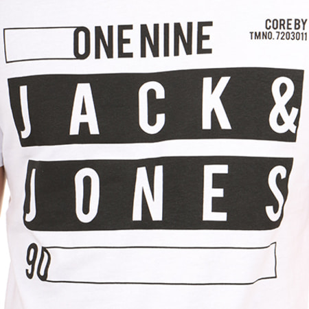 Jack And Jones - Tee Shirt Lion Blanc
