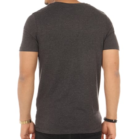 Jack And Jones - Tee Shirt Booster Gris Anthracite Chiné