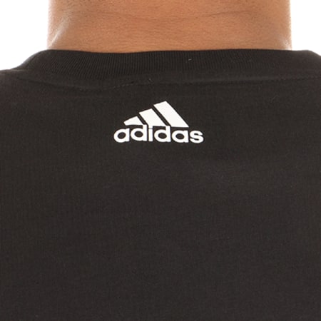 Adidas Performance - Tee Shirt Essential Big Logo S98724 Noir Blanc
